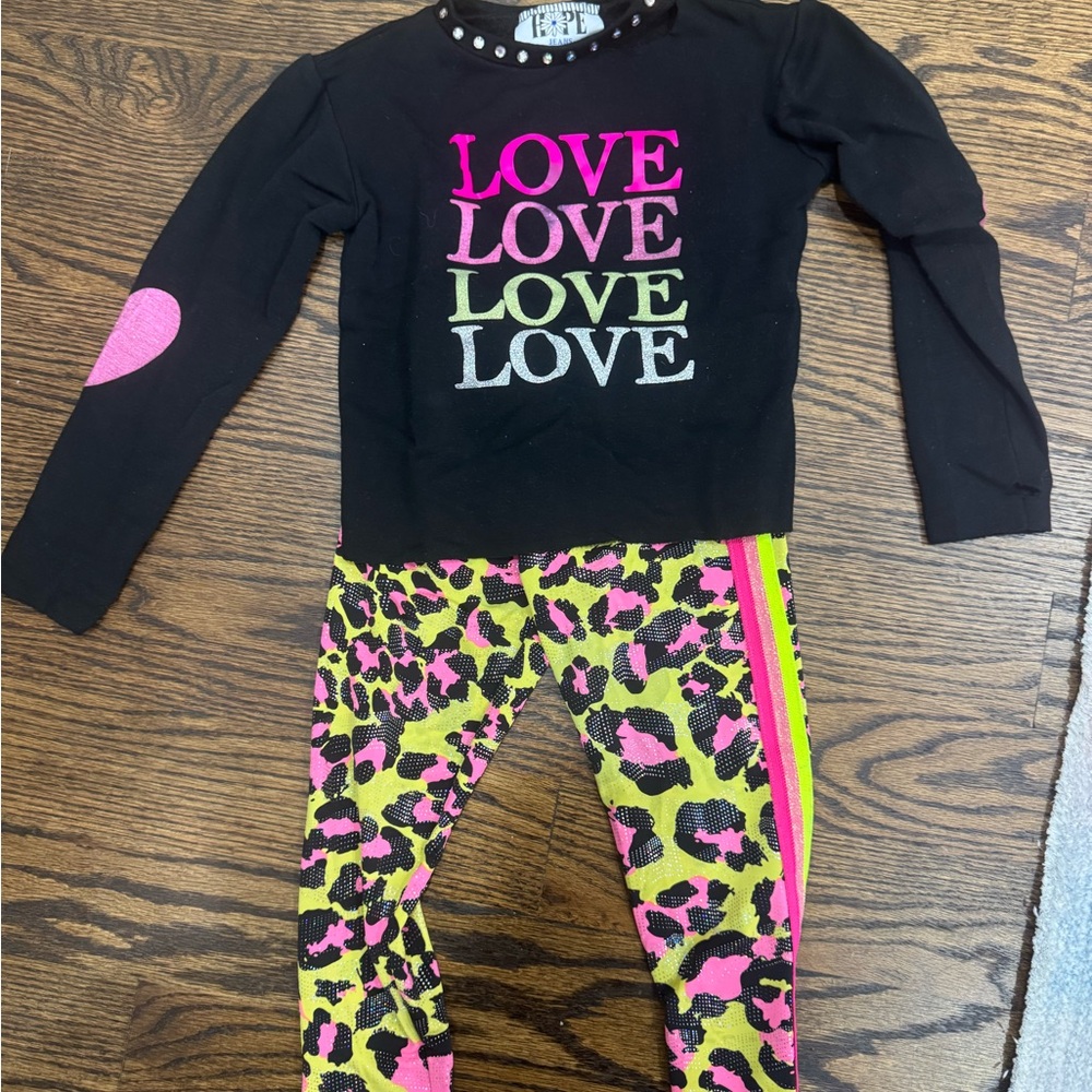 Love Leopard Print Set